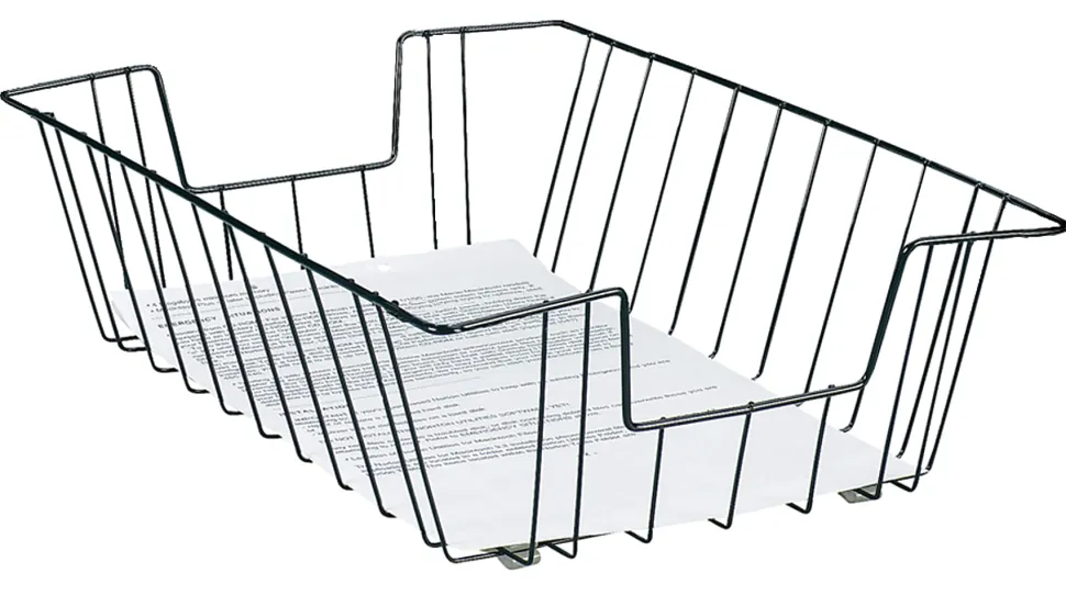 Office Depot® Brand Deep Legal-Size Wire Desk Tray, Black