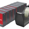 Office Depot® Brand Desktop Tape Dispenser With 8 Transparent Tape Refill Rolls, Black