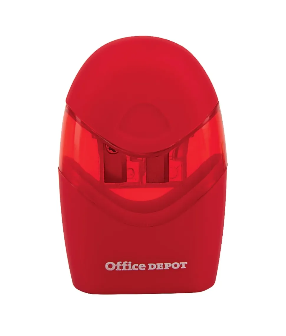Office Depot® Brand Double-Hole Manual Pencil Sharpener, Assorted Colors