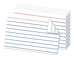 Office Depot® Brand Double Sided Index Cards, 4" x 6", White, Pack Of 100
