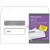 Office Depot® Brand Double-Window Self-Seal Envelopes For W-2 Tax Forms, 9-1/4"W x 5-5/8"H, White, Pack Of 25 Envelopes