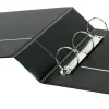 Office Depot® Brand Durable Legal-Size Reference 3-Ring Binder, 2" Round Rings, 41% Recycled, Black