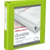 Office Depot® Brand Durable View 3-Ring Binder, 1 1/2" Round Rings, Green