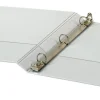 Office Depot® Brand Durable View 3-Ring Binder, 1/2" Round Rings, White, OD02959