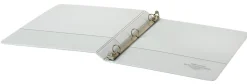 Office DepotĀ® Brand Durable View 3-Ring Binder, 1/2" Round Rings, White, OD02959