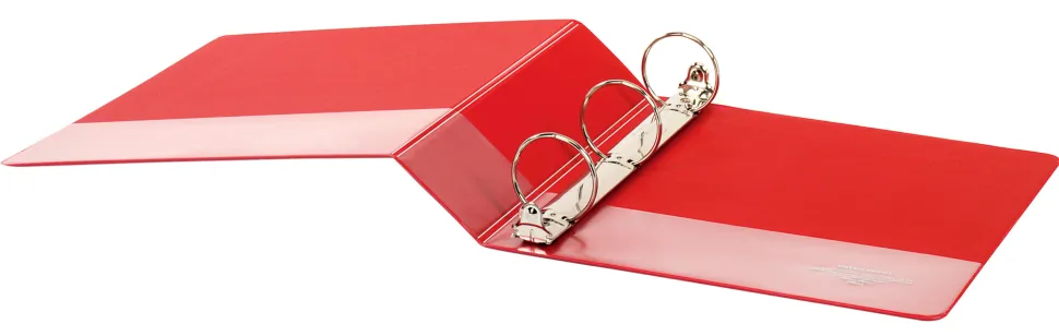 Office Depot® Brand Durable View 3-Ring Binder, 2" Round Rings, Red
