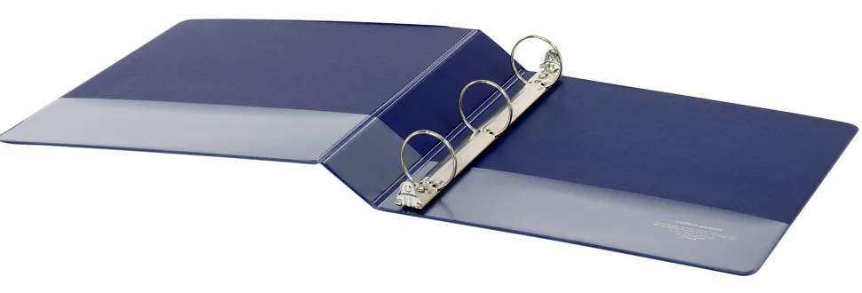 Office Depot® Brand Durable View 3-Ring Binder, 1 1/2" Round Rings, Blue