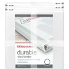 Office Depot® Brand Durable View 3-Ring Binder, 1 1/2" Round Rings, White, Pack Of 4