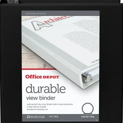 Office Depot® Brand Durable View 3-Ring Binder, 2