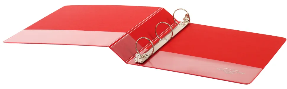 Office Depot® Brand Durable View 3-Ring Binder, 1 1/2" Round Rings, Red