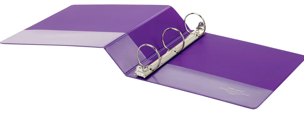 Office Depot® Brand Durable View 3-Ring Binder, 2" Round Rings, Purple