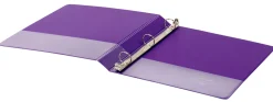 Office Depot® Brand Durable View 3-Ring Binder, 1" Round Rings, Purple