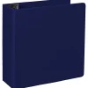 Office Depot® Brand Durable View 3-Ring Binder, 4" D-Rings, Blue