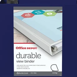Office Depot® Brand Durable View 3-Ring Binder, 4