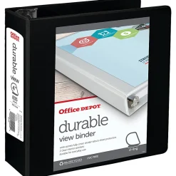 Office Depot® Brand Durable View 3-Ring Binder, 4