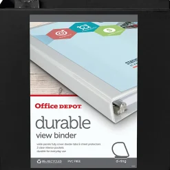 Office Depot® Brand Durable View 3-Ring Binder, 4