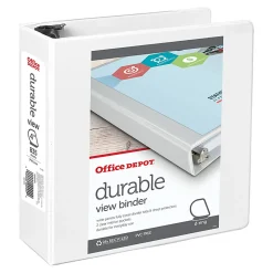 Office Depot® Brand Durable View 3-Ring Binder, 4
