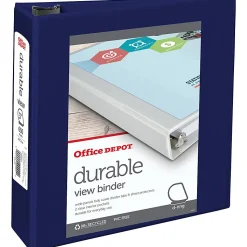Office Depot® Brand Durable View 3-Ring Binder, 3