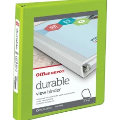 Office Depot® Brand Durable View 3-Ring Binder, 1