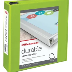 Office Depot® Brand Durable View 3-Ring Binder, 3