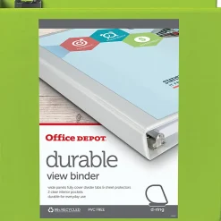 Office Depot® Brand Durable View 3-Ring Binder, 3