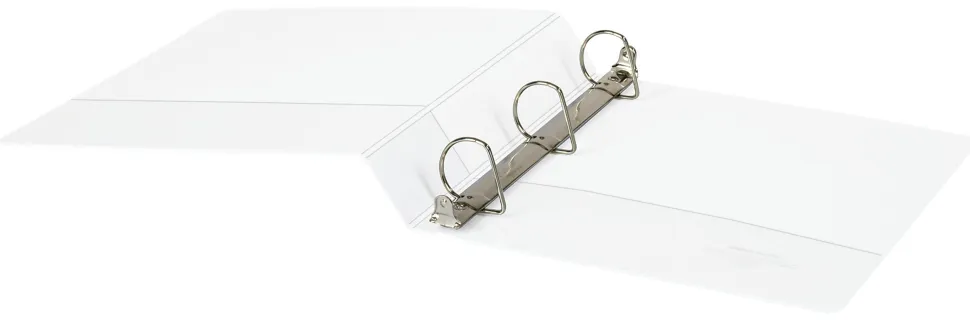 Office Depot® Brand Durable View 3-Ring Binder, 1 1/2" Slant Rings, White