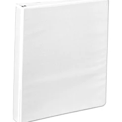 Office Depot® Brand Durable View Slant-Ring 3-Ring Binder, 1" Slant Rings, White