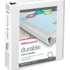 Office Depot® Brand Durable View 3-Ring Binder, 2" Slant Rings, White