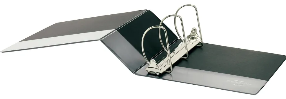 Office Depot® Brand Durable View 3-Ring Binder, 5" Slant Rings, Black
