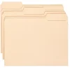 Office Depot® Brand Economy File Folders, 1/3 Cut, Letter Size, Manila, Pack Of 150