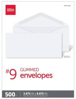 Office Depot® Brand #9 Envelopes, 3-7/8
