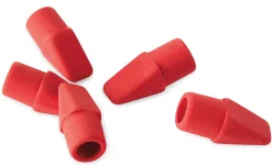 Office Depot® Brand Eraser Caps, Red, Box Of 144