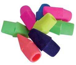 Office Depot® Brand Eraser Caps, Assorted Colors, Pack Of 72