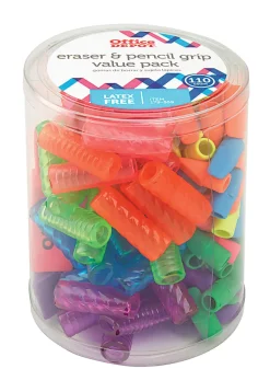 Office Depot® Brand Eraser & Pencil Pillow Variety Pack, Assorted, Pack Of 110