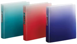 Office Depot® Brand Everbind Fashion 3-Ring Binder, 1 1/2" Round Rings, Ombre Smoke, Pack Of 12