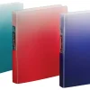 Office Depot® Brand Everbind Fashion 3-Ring Binder, 1" Round Rings, Ombre Smoke, Pack Of 12