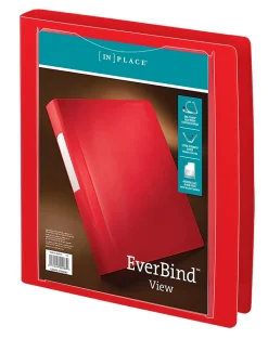 Office Depot® Brand EverBind™ View 3-Ring Binder, 1