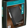 Office Depot® Brand EverBind™ View 3-Ring Binder, 1 1/2" D-Rings, Black