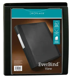 Office Depot® Brand EverBind™ View 3-Ring Binder, 1 1/2