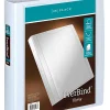 Office Depot® Brand EverBind™ View 3-Ring Binder, 1 1/2" D-Rings, White