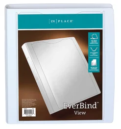 Office Depot® Brand EverBind™ View 3-Ring Binder, 1 1/2