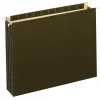 Office Depot® Brand Expanding Hanging File Pocket With Full-Height Gussets, 3 1/2" Expansion, Legal Size, Standard Green