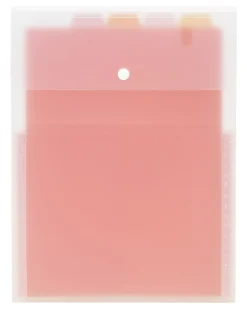 Office DepotĀ® Brand Expanding File, 5" Expansion, Letter Size, Pink