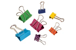 Office Depot® Brand Fashion Binder Clips, Assorted Sizes, Assorted Colors, Pack Of 65