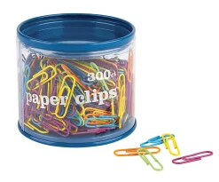 Office Depot® Brand Fashion Paper Clips, Assorted Colors, Pack Of 300