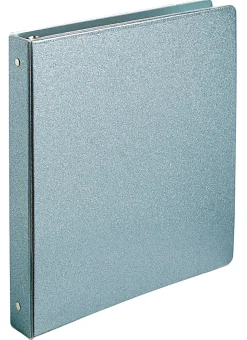 Office Depot® Brand Fashion 3-Ring Binder, 1" Round Rings, Light Blue Glitter