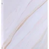 Office Depot® Brand Fashion 3-Ring Binder, 1" Round Rings, White/Gray Marble
