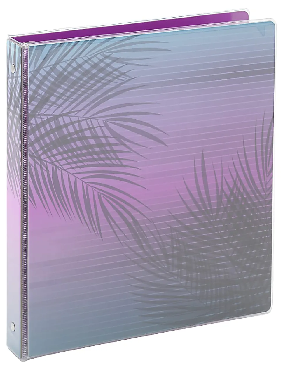 Office Depot® Brand Fashion 3-Ring Binder, 1" Round Rings, Palms
