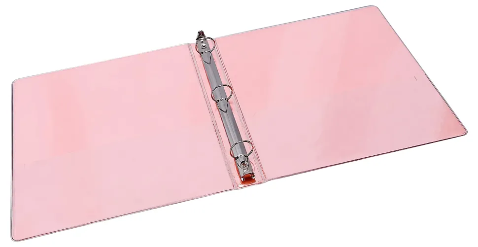 Office Depot® Brand Fashion 3-Ring Binder, 1" Round Rings, Pink Flower