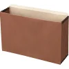 Office Depot® Brand File Cabinet Pockets, 5-1/4" Expansion, Legal Size, Brown, Box Of 5